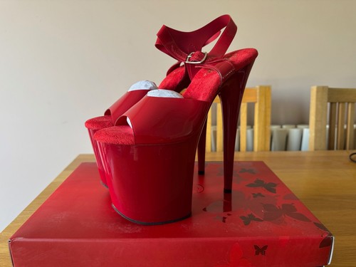 Pleaser tacco rosso - pleaser,