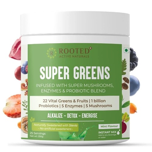 Rooted active super green - rooted,