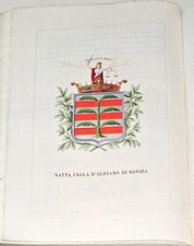 1843 ARALDICA STEMMA FAMIGLIA