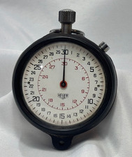 Vtg HEUER Stopwatch 7 Jewels