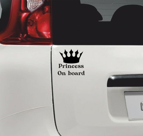 Adesivi bebè bimba princess - adesivi,