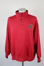 NIKE FELPA CON ZIP UOMO Tg XL MAN CASUAL VINTAGE SPORT SWEATSHIRT COTONE