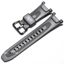 Cinturino 28 mm per orologio Casio Pro Trek Prg-240 PRG-40 Pathfinder gomma nero