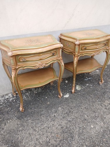 Coppia comodini laccati - coppia,