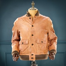 Giacca pelle bomber da volo