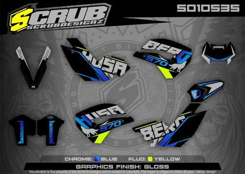 Adesivo grafico enduro