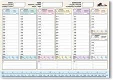 Planner blocco note - blocco, da