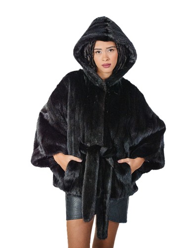 Mantella visone nero 52 - in,