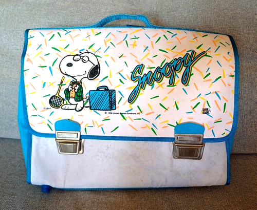 Borsa cartella vintage snoopy - vintage,