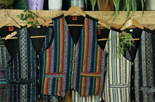 Cotone spazzolato gilet - spazzolato,