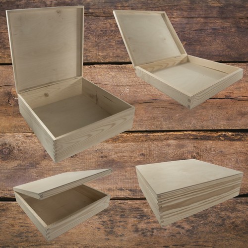 Scatole quadrate con coperchio