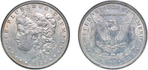 Dólar morgan dollar 1886 - morgan,