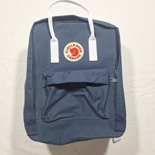 Fjallraven Kanken Classic Zaino 16L Blu Navy Bianco  Scuola