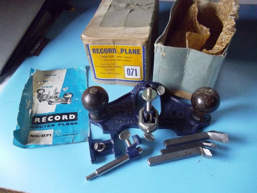 Record router plane - no.71,