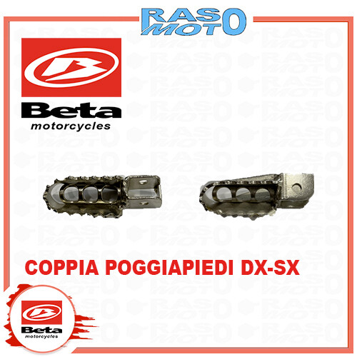 Coppia poggiapiedi beta - poggiapiedi, dx-sx