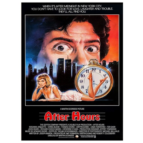 Poster film after hours 1985 - film,