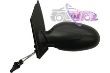 SPECCHIETTO RETROVISORE SX MECCANICO NERO MCC SMART 98>07 1998 AL 2007