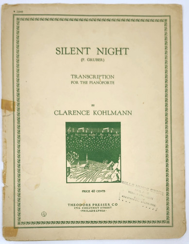 Silent night trascription per - trascription,