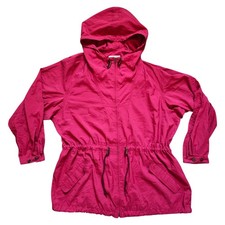 Armani Jeans Nylon Parka 80s 90s Vintage jacket Size 46 (IT) 12 (US) Made Italy