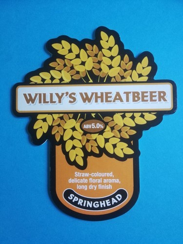 Beer pump clip - badge, front