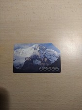 SCHEDA TELEFONICA USATA NATURA CI CHIAMA MONTE BIANCO 2005