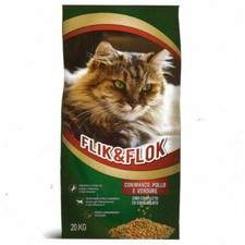 FLIK&FLOK GATTO MANZO POLLO E VERDURE KG.20