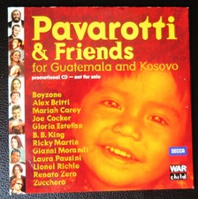 Raro CDs pro "Pavarotti & Friends For Guatemala And Kosovo" (Renato Zero+altri)
