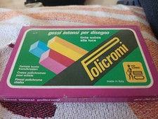 GESSI POLICROMI INTENSI PER DISEGNO BO-FIM TORINO CONF DA 12 COMPLETA '70