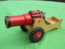 ZAX RARO CANNONE IN LEGNO E RUOTE IN GOMMA ART.606 VEDI DESCRIZIONE