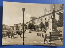 Avigliano (Potenza) - piazza Gianturco - monumento - chiosco edicola - esso