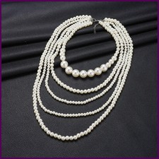 Collana di perle imitazione