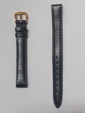 Cinturino Orologio Vintage Watch Donna Anse Fisse 10mm Nero Gurt correa  Strap