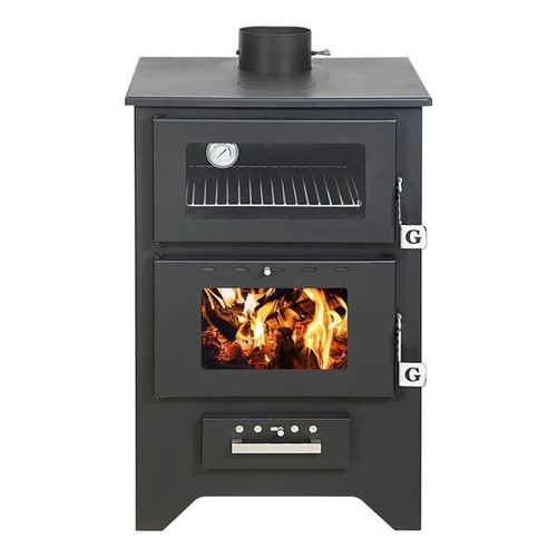 Stufa legna con - a, forno