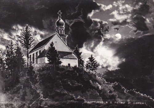 Cartolina udine notturno a - cartolina, ,notturno