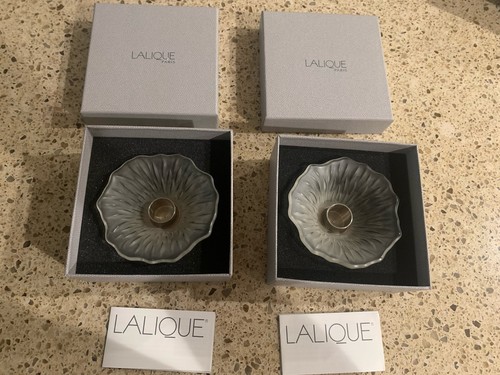 Portacandele lalique con fiori - lalique,