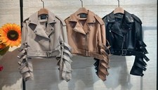 Giubbotto di Pelle Donna Finta