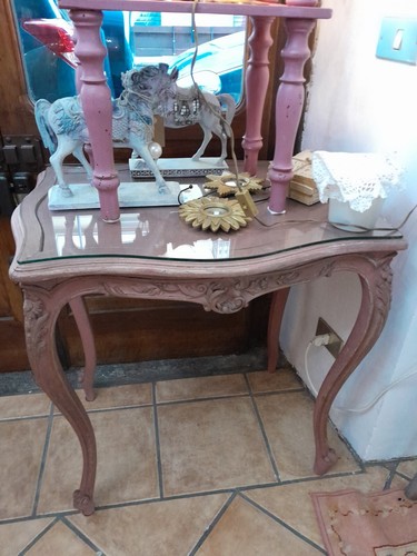 Tavolino tavolo antico alto - , da