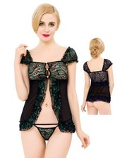 Donna Mini Pizzo Set Lingerie