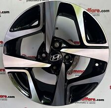 4 cerchi lega hyundai i10 new toyota aygo r15 nero diamantato lt002925