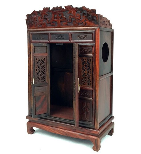 Altare buddha intagliato - altare,