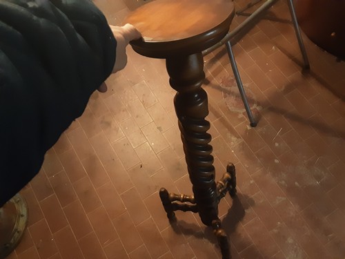 Colonnina piedistallo legno - in,