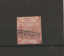 Antichi Stati Napoli 5 grana 1858 II tavola n.9b