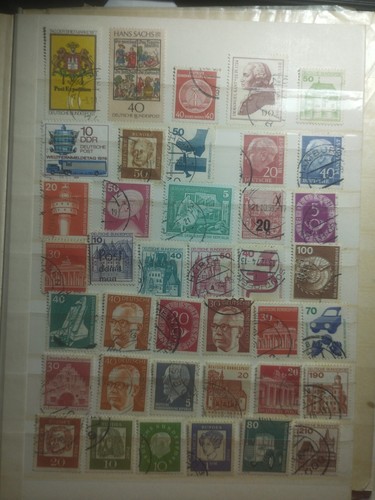 Lotto francobolli deutsches - lotto, 39