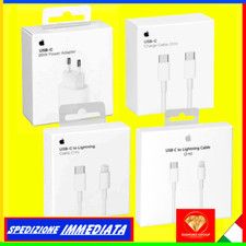CARICABATTERIA USB-C APPLE ORIGINALE CAVO IPHONE 11 12 13 14 15 16 17 2 METRI