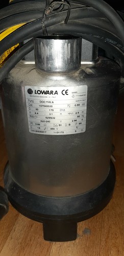 Elettropompa pompa lowara - lowara, doc