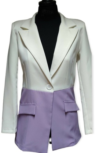 Giacca donna bicolore elegante