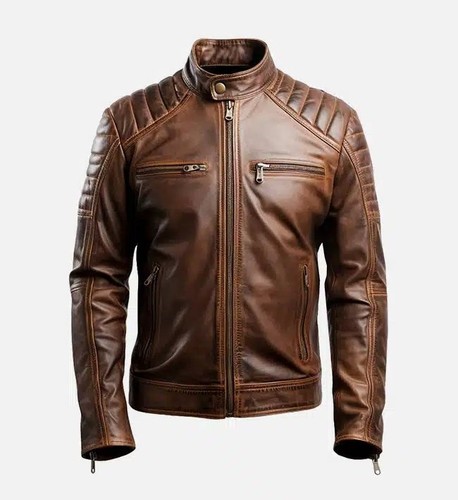Giacca motociclista uomo - giacca,