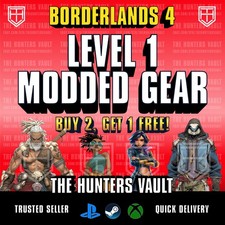 BL4 Borderlands 4 • MODDED LEVEL 1 GEAR • Gun Shield COM Ordnance Enh • PC PS XB