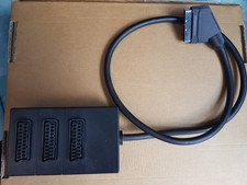 SDOPPIATORE CONNETTORE SCART 3 POSTI MULTIPRESA