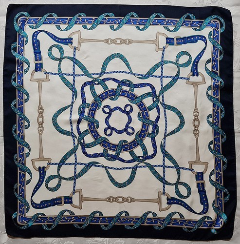 Sciarpa vintage autentica - vintage, arte